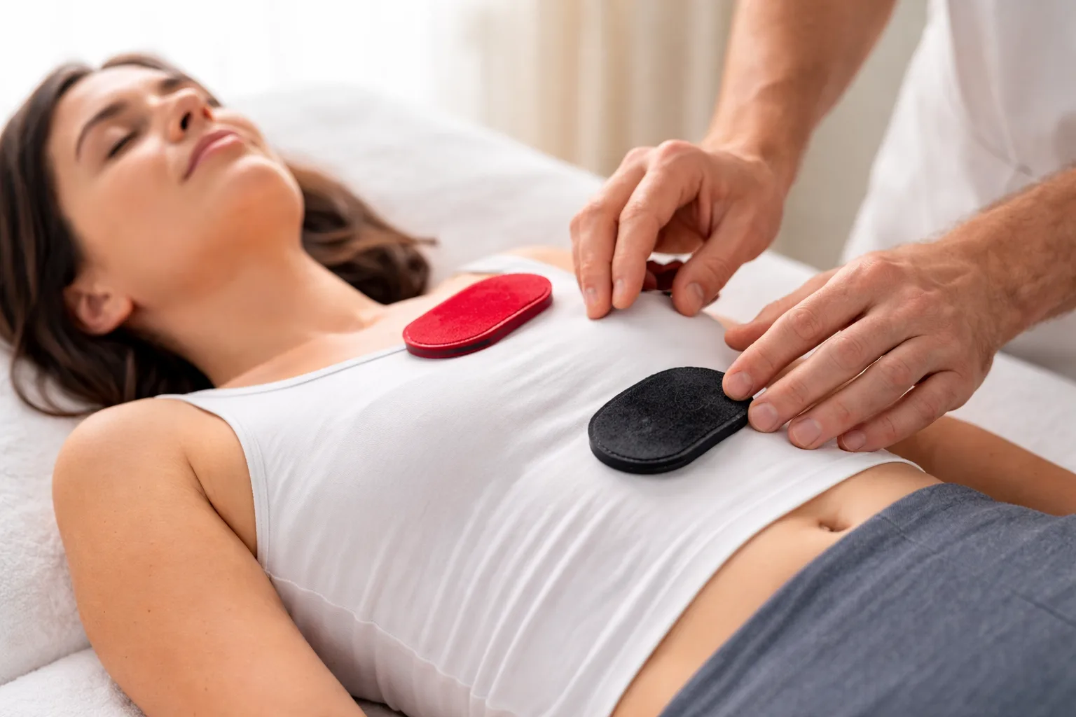 Par Biomagnético terapia con imanes para equilibrar el organismo